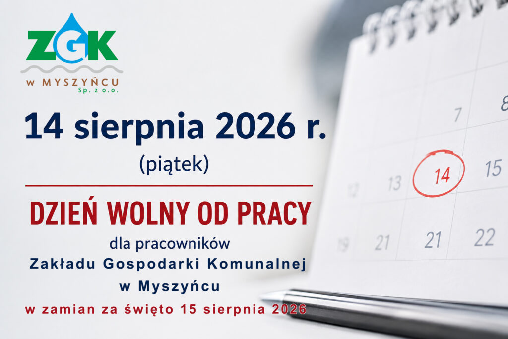 14 sierpnia dzień wolny od pracy